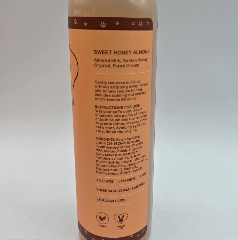 Bath and Body Works Purrfect Paws Sweet Honey Almond Pet Shampoo